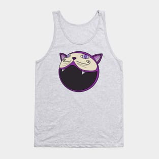 A Cat with a huge mouth Tank Top